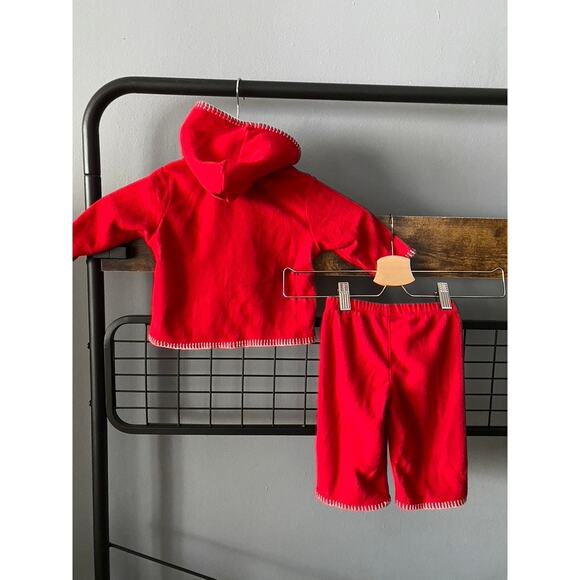 Lands' End Red Infant Fleece Set | Size 3-6 Mo - Picture 5 of 5